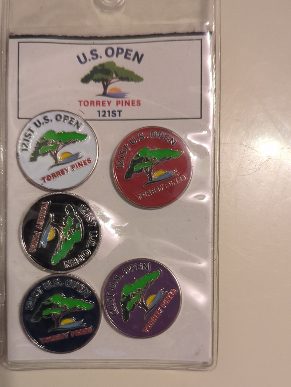 U.S. Open Torrey Pines 121st markers